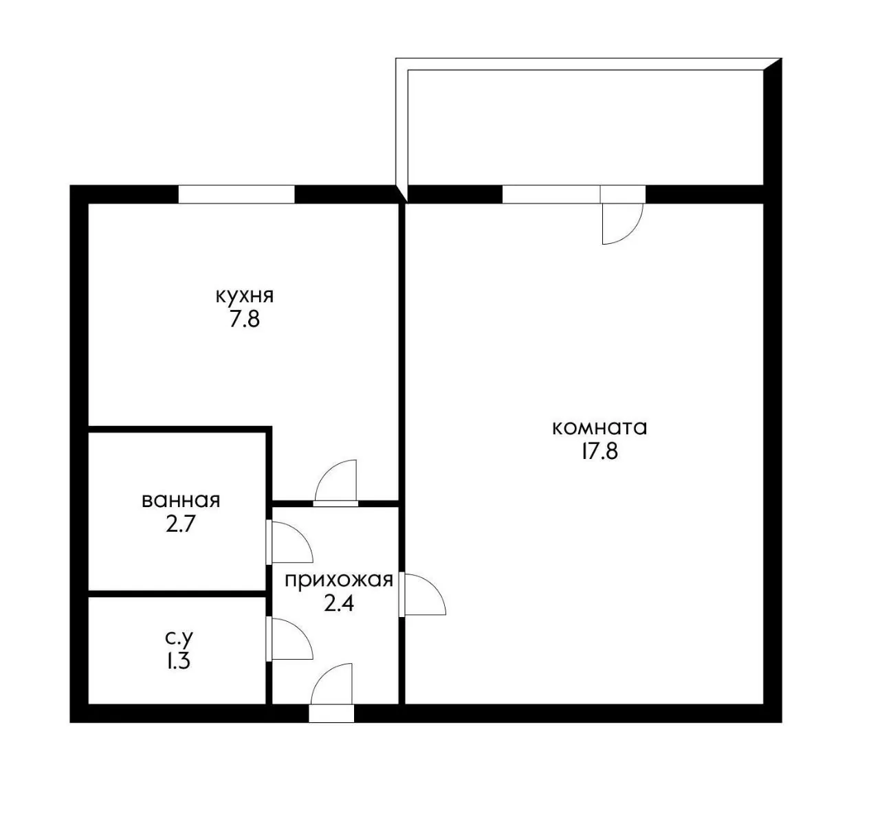 1 КОМНАТНАЯ КВАРТИРЫ ДУМЕНКО 12 - миниатюра 8