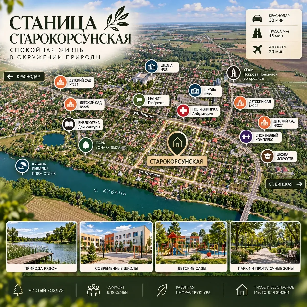 ДОМА В СТАНИЦЕ СТАРОКОРСУНСКАЯ ПОСТРОЕННЫЕ И СТРОЯЩИЕСЯ - миниатюра 2