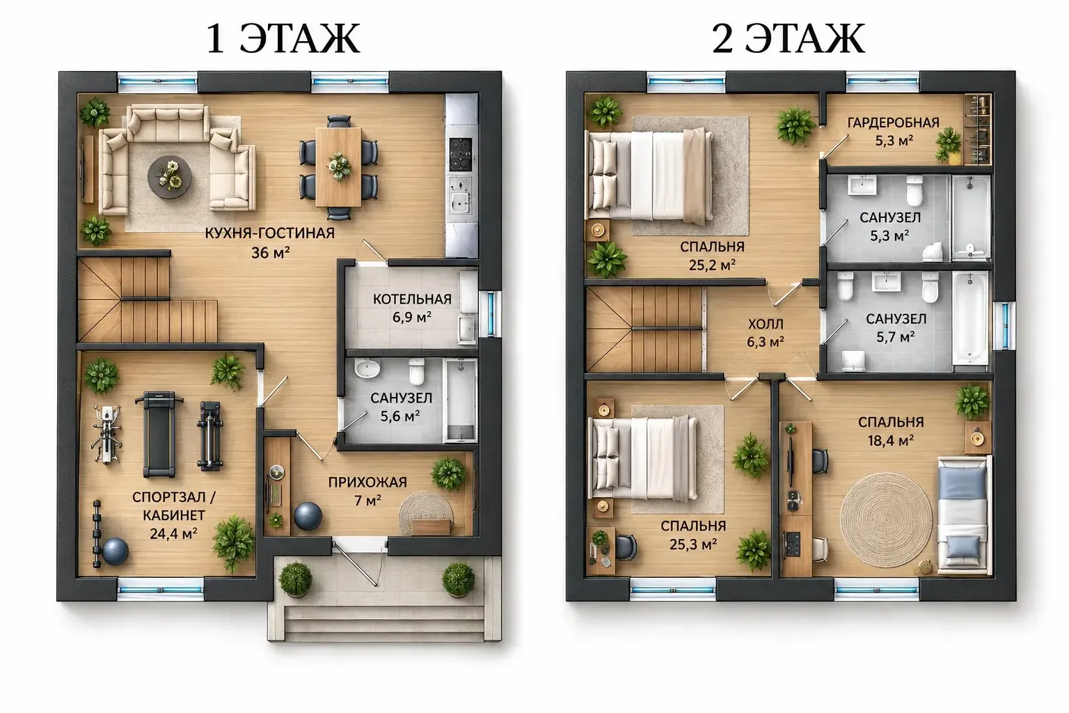 ДОМА В НИКОЛИНО ПАРК 2 СТРОЯЩИЕСЯ И СДАННЫЕ - миниатюра 2
